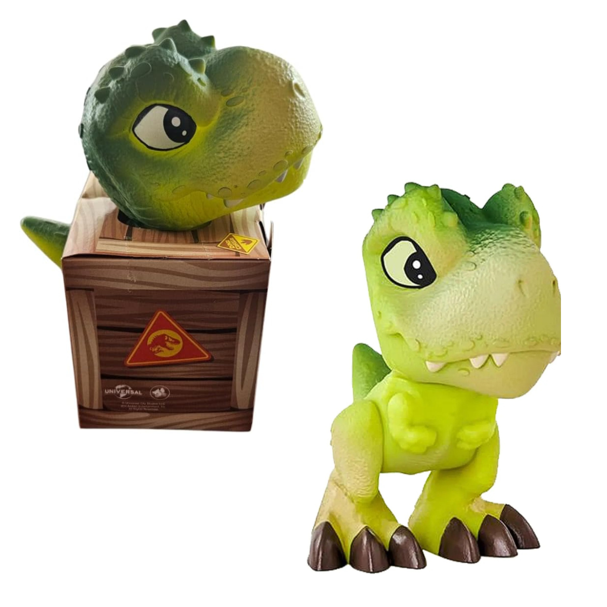 Mini Dino T-rex Verde Na Casinha Jurassic Word - Pupee Mini Dino T-rex Verde Na Casinha Jurassic Word - Pupee